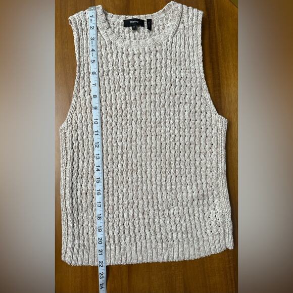 Theory Malda Meridian Textured Sleeveless Sweater Size Medium - Picture 10 of 10